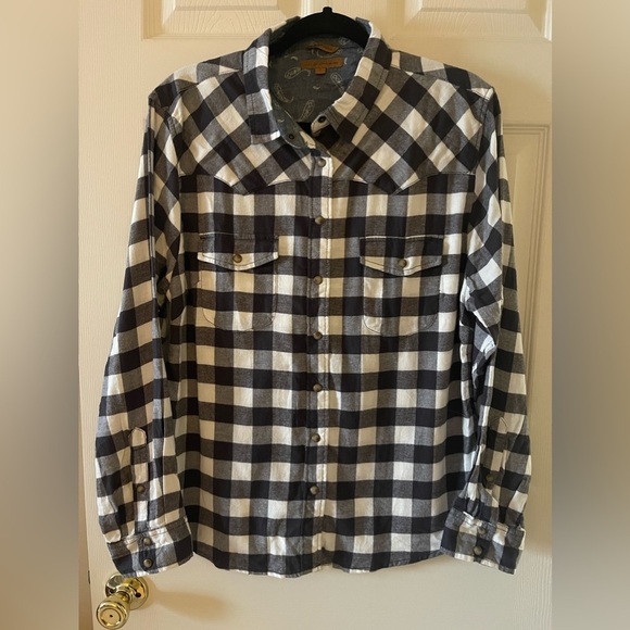 JACHS Girlfriend Tops - Jachs Girlfriend snap button shirt • women’s large